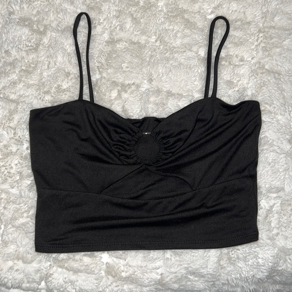 Black Crop Top